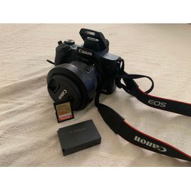 Canon EOS M50 24.1 mpix + Objectif 11-22mm + chargeur + carte 128 Go