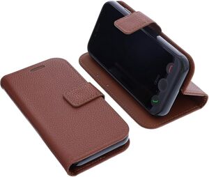 Étui Portefeuille Cuir PU Compatible Doro Aurora A10 – Rabat, Poche Cartes, Fermeture Aimantée – Or Rose