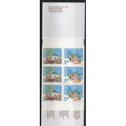 Suède Timbres Europa 1990