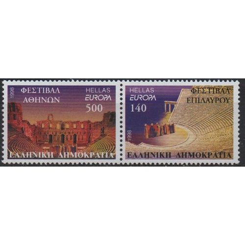 Grèce Timbres Europa 1998