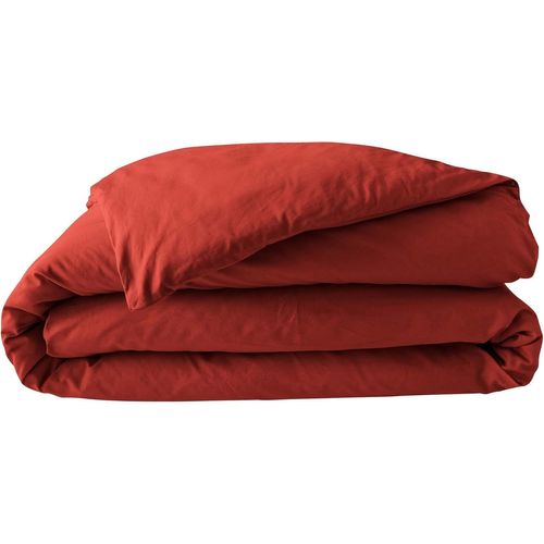 , Housse De Couette (240 X 220 Cm) Percaline Tomette, Percale De Coton