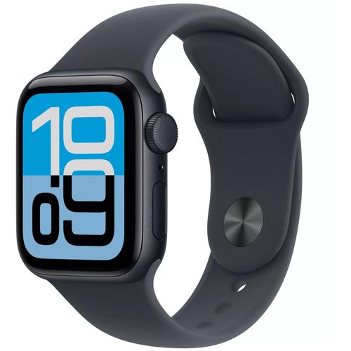 Apple Watch SE 3 GPS 40 mm boîtier en aluminium bracelet de sport minuit S/M