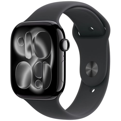 Apple Watch Series 11 - 46 mm - Aluminium Noir de jais - M/L - Cellular