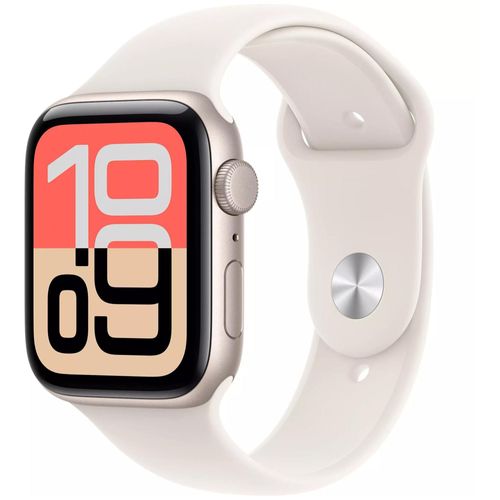 Apple Watch SE 3 - 44 mm - Lumière Stellaire - S/M - Cellular