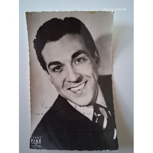 Luis Mariano - Carte Postale Dedicacee