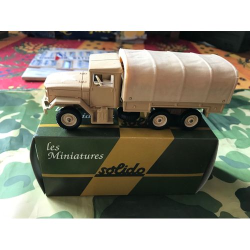 Camion Militaire Kaiser Jeep M34 6x6 1/50 Eme En Zamac De La Marque Solido -Solido-Solido