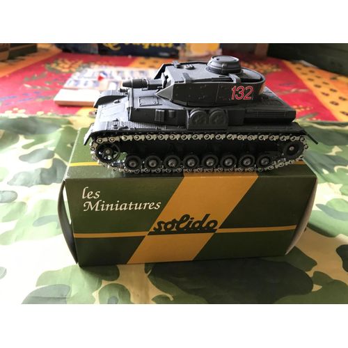 Char Allemand Pz Iv Sd Kfz 161 Canon Court Blindage De Tourelle1/50eme Solido -Solido-Solido
