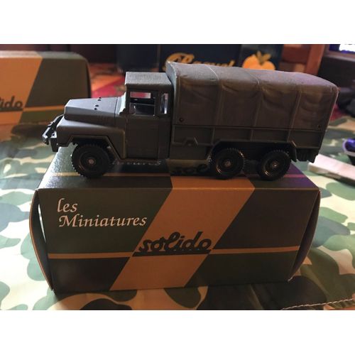 Vehicule Militaire Acmat 6x6 Cabine Tolee Tpk4.20 Sm3 Bachee 1/50eme De La Marque Solido -Solido-Solido