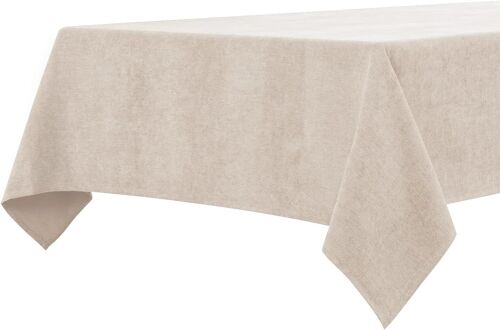 Sjzg-Nappe Anti-Taches Nappe Carrée Rectangulairee Nappe Imperméable Élégante Nappe En Lin Imitation Velours Pour Noël Anniversaire