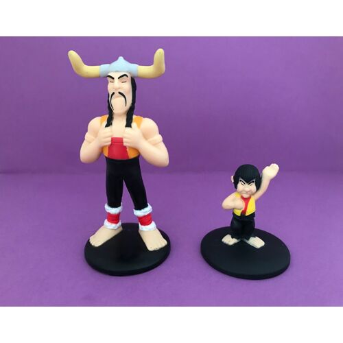 Figurines 17 Soupalognon Y Crouton Et Pépé - Série Astérix Et Obélix (Mac Donalds 2019)