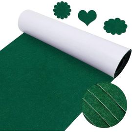 wagner-220 X 40 Cm-Dos Autocollant En Feutre-Feuilles De Feutre Adhésives-Tissu Pour Doublure De Boîte Diy,Cadre Photo,Pieds De Chaise-1 Mm D'Épaisseur (Vert)
