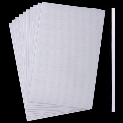 Mevronisshop-500 Pièces Bandes Adhésives En Mousse De Double Face 3d Rubans En Mousse De Double Adhésifs Bandes Pop En Mousse Support Adhésif Pour Carte Shaker, Scrapbooking (3.9 Pouces)