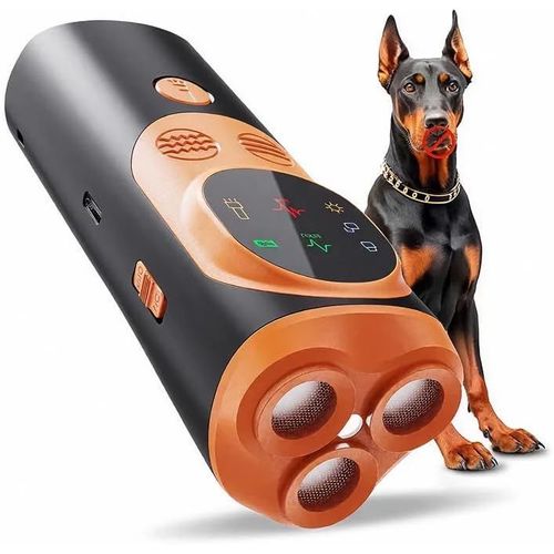 Pata-Dispositif Anti-Aboiement Pour Chiens, Répulsif À Ultrasons Pour Chien ¿ Portée De 15,2 M, Outil De Dressage Sûr Pour L'intérieur Et L'extérieur, Appareils Anti-Aboiements Rechargeables Avec