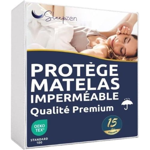 PATA-Protege Matelas 100x200 Impermeable, Respirant, Silencieux, Hypoallergénique, Coton, Alese 100x200 Qualité Supérieure Certifié Oeko-Tex®, Coins Élastiques