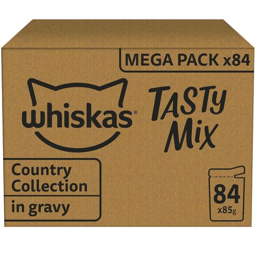 Nourriture Humide - Whiskas - Pâtée Pour Chat - 100% Ingrédients De Qualité - Sachets Fraîcheur - 84x85g