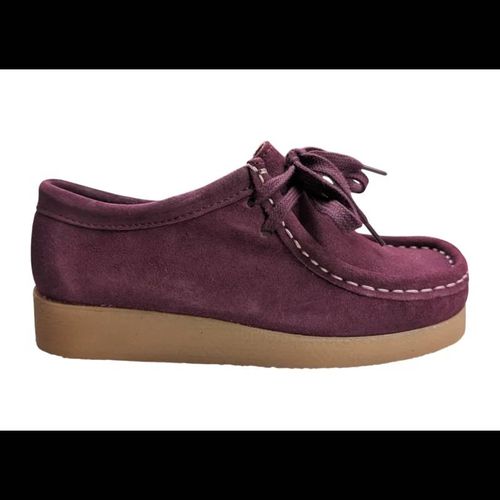 Another Step Mocassins Lacets Bordeaux