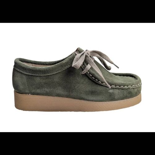 Another Step Mocassins Lacets Vert Foncé