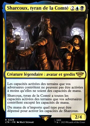 Sharcoux Tyran De La Comté - Magic - Le Seigneur Des Anneaux - Chroniques De La Terre Du Milieu - R - 229
