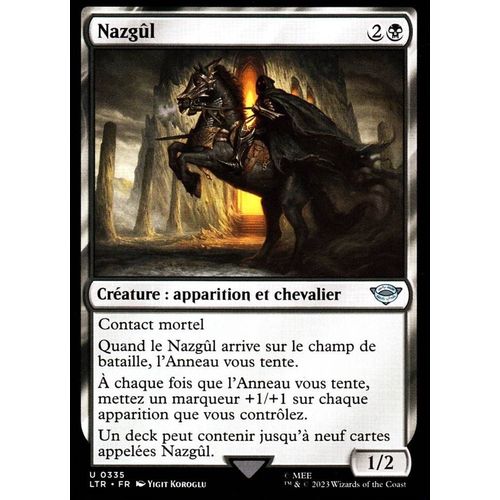 Nazgûl - Magic - Le Seigneur Des Anneaux - Chroniques De La Terre Du Milieu - U - 335