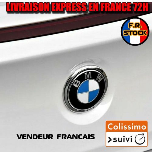 74mm Logo Coffre Bmw Insigne Emblème E46 E90 E92 E60 E34 E36 E39 X3 X5 X6