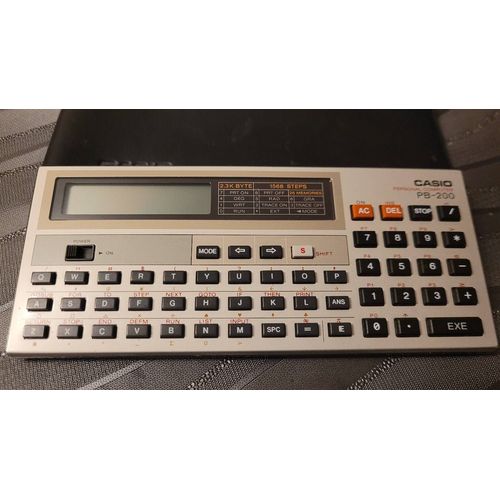 Calculatrice scientifique CASIO PB-200 Pocket Personal Computer