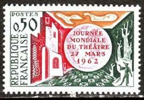 Journée Mondiale Du Théâtre Année 1962 N° 1334 Yvert Et Tellier Luxe