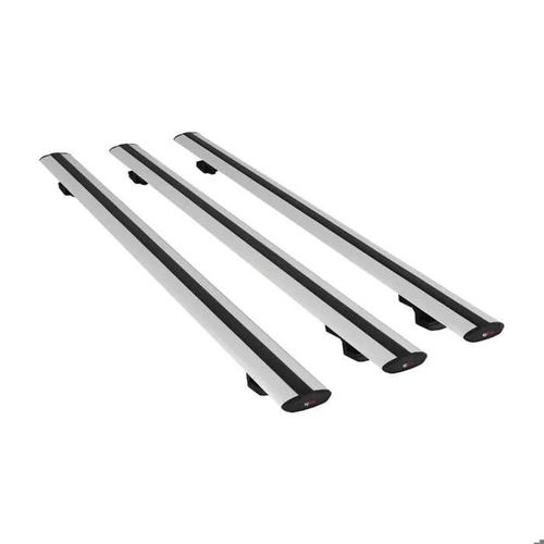 Compatible Avec Chevrolet Traverse 2018-2024 Basic Model Barres De Toit Railing Porte-Bagages De Voiture Gris Aluminium 3 Barres