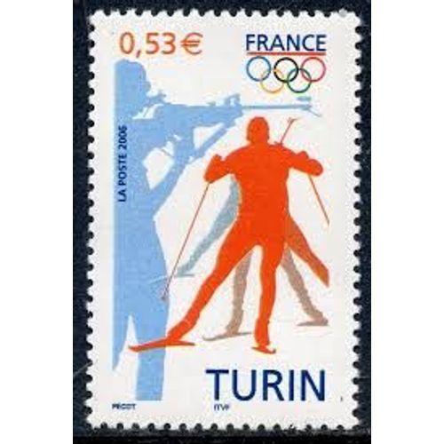 Jeux Olympiques D'Hiver À Turin (Italie) Année 2006 N° 3876 Yvert Et Tellier Luxe