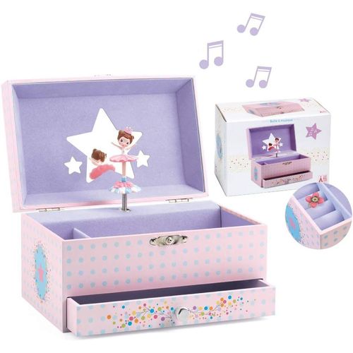 Coiffeuse En Bois Flora Rose, Dès 4 Ans - Jeux D'imitation & Créativité - Montage Facile - 1 Coiffeuse Avec Tiroirs, 1 Miroir, 7 Accessoires Beauté En Bois - L28.5 X L18.7 X H29.7cm