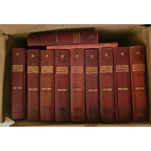 Larousse Mensuel Illustré De 1907 A 1937 - 10 Tomes