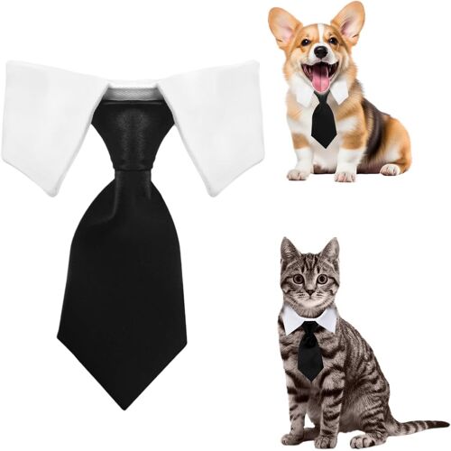 N?ud Papillon Pour Chiens Et Chats - Réglable - Col De Smoking - Costume De Mariage - Cravate Pour Animaux De Compagnie - Costume Pour Chien - Collier Pour Chien - Petit Pour Anniversaire De Chien