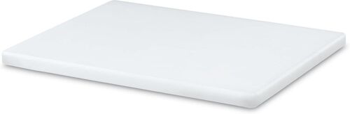 Kalanka-- 66422 Planche À Découper Polyéthylène De Boucher Blanc 30 X 20 X 1