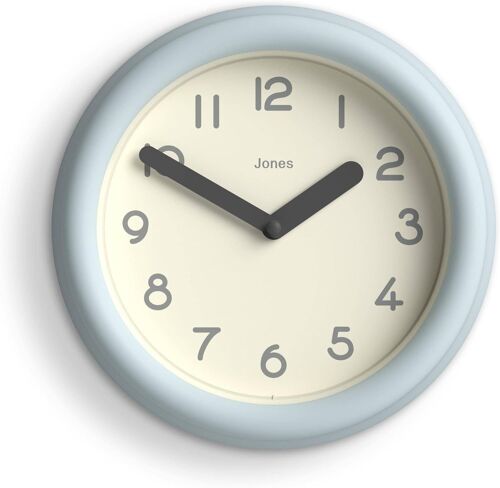 ® Fuze Horloge Murale | Petite Horloge Ronde | Noir | Un Design Moderne et ludique avec Une Douce présence sculpturale | Idéal pour Les Cuisines, Les Salons, Les Chambres d'Enfants