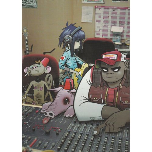 Gorillaz: Feel Good Inc. Presskit - 4 Pages Ouvrantes Avec Infos- 2005