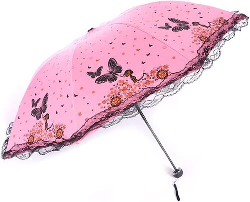 Parapluies Pliants Compact Protection Contre Le Vent Parapluie De Voyage Automatique 24 Côtes Protection Uv Résistant À L'eau Parasols