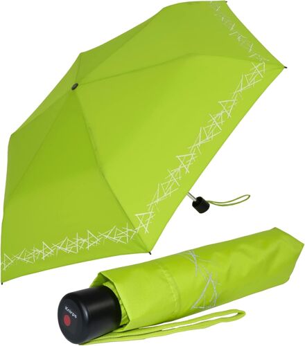 4Kids Parapluie de poche réfléchissant pour enfant avec bordure réfléchissante, Wild Horses, 90 cm, Parapluie de poche avec ouverture manuelle
