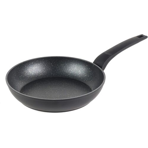 Bw08651 Marble Gold 28 Cm Poêle À Frire Antiadhésive En Aluminium Forgé, Adaptée Aux Tables De Cuisson À Induction, Compatible Lave-Vaisselle, Poignée Ergonomique, Sans Pfoa, Noir