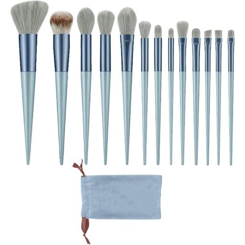 13 Pièces Pinceaux Maquillages Professionnel Set,Lot Pinceau Maquillagede Pinceaux Maquillage Cosmétique Pinceaux Kit Pour Ombre À Paupières,Brun 