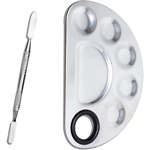 Palette Teintspatule Maquillage Maquillage Fx Professionnel Cosmétique Professionnel Mélange Palette De Maquillage Spatule Outils De Maquilleur 1pcs (11.5 X 7.5 Cm) 