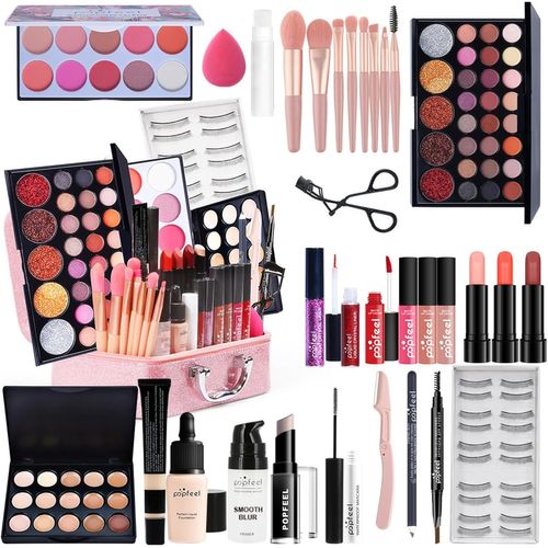 Coffret Maquillage Femmede Maquillage Complète Avec Palette De Fard À Paupières Yeux Maquillage Cosmetics Palettes De Maquillage Professional Boîte De Maquillage - B #6 