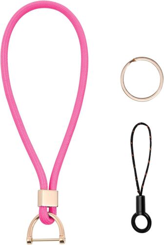 Cordon Tour De Cou, Cordon De Cou, Lanyard Strap Neck, Porte-Clés Lanière, Nylon Lanières Porte Badge Avec Anneau En Métal Pour D'identification, Clés, Téléphone Portable