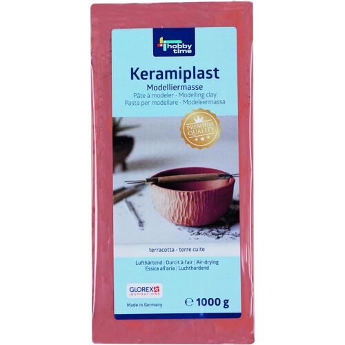 Glorex 6 8070 237 Keramiplastpâte À Modeler1000gterre Cuite Terracotta