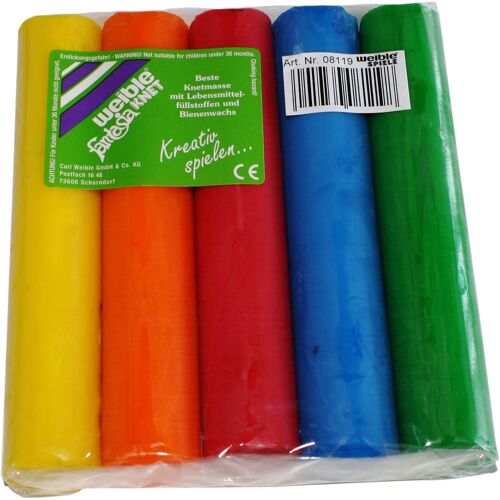 Creative Kids Toys Fantasy Lot de 5 rouleaux d'argile Couleurs assorties O27 mm x 145 m