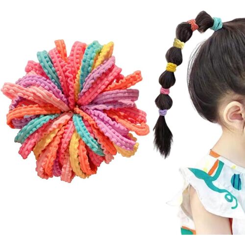 Elastique Cheveux Fille, 100 Pièces Élastiques À Cheveux Fille, Petit Elastique Cheveux, Chouchou Cheveux Fille Mini Chouchous Coloré Pour Enfants Bébé Filles