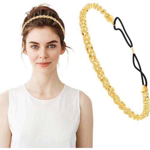 Bijou De Tête Pour Femme - Doré - Paillettes - Bandeau De Diseuse De Bonne Aventure - Bandeau Élastique À Paillettes - Accessoire De Cheveux Réglable Pour Femme Et Fille