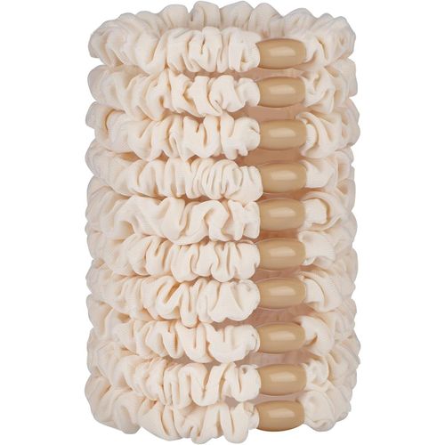 Élastiques Cheveux En Soie Satin, Lot De 10, Doux Sans Dommage Chouchous Pour Queues De Cheval Filles Femmes, Soie