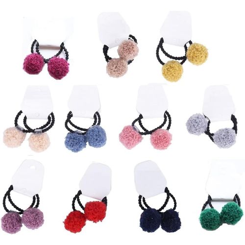 Lyxoto Lot De 30 Élastiques À Cheveux En Caoutchouc Souple Pour Queue De Cheval Pour Femmes Et Filles (15 Couleurs)