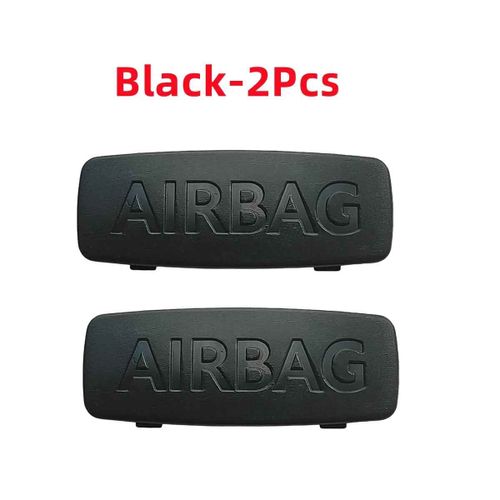 Capuchon De Garniture D'emblème D'airbag De Pilier A B C,2 Pièces,Pour Vw Golf 5 6 7 Gti Jetta Mk5 Mk6 Passat Cc B6 B7 Polo 3c 0853437 C 1k 8853437 5g 0853437 - Type Black-2pcs