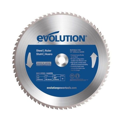 Lame en carbure pour l'acier D.355 mm