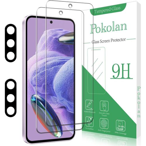 Lot De 2+2 Verre Trempé Pour Samsung Galaxy A36, Film Protection Écran Et Caméra Arrière Protecteur, Anti Empreinte, Anti Rayures, Sans Bulles, Dureté 9h, Hd Vitre Protecteur